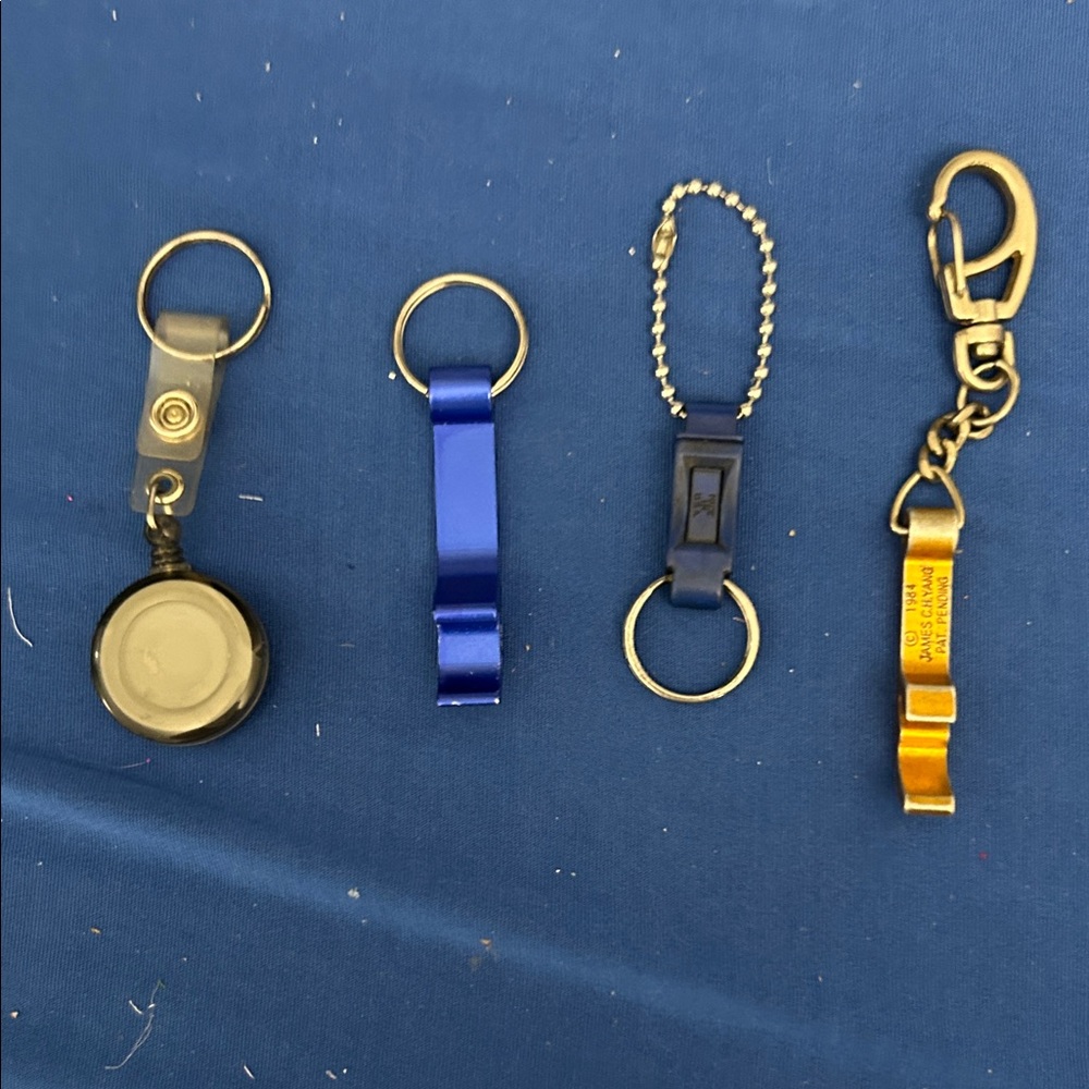 Set of Keychain Bottle Openers